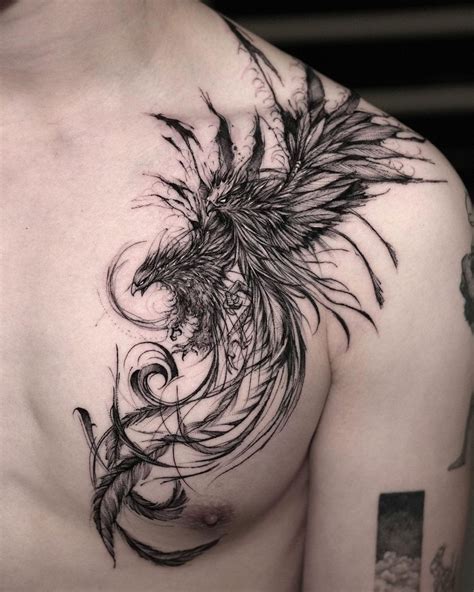 phoenix tattoo homme|15 Trendy Phoenix Tattoo For Men